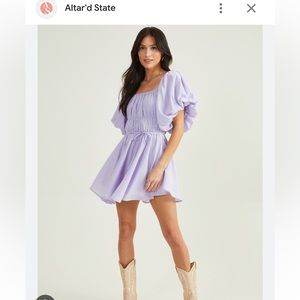 Altar’d State Amabella Dress in Lilac size L